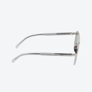 Silver Sunglasses - White Lenses