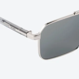 Silver Sunglasses - White Lenses