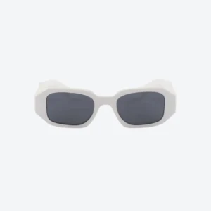 White Symbole Sunglasses - Slate Gray Lenses