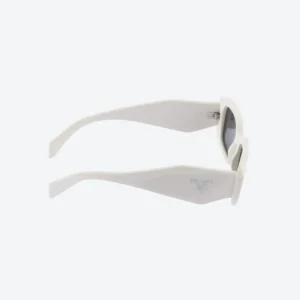 White Symbole Sunglasses - Slate Gray Lenses