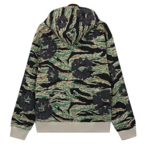 Denim Tears Cotton Wreath Zip Hoodie Tiger Camo