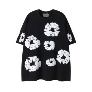 Denim Tears Cotton Wreath T-Shirt “Black Mono Classic”
