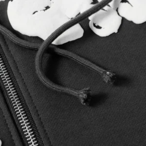 Denim Tears Cotton Wreath Zip Hoodie Grey