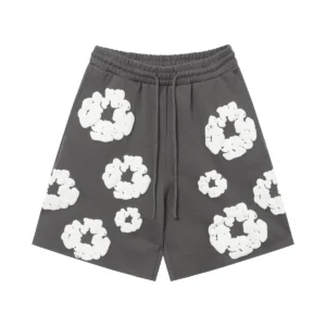 Denim Tears Cotton Wreath Shorts Grey