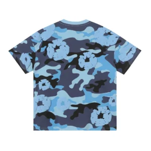 Denim Tears Cotton Wreath T-Shirt Blue Camo