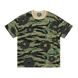 Denim Tears Cotton Wreath T-Shirt Green Camo