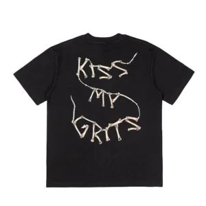Denim Tears Bone Logo T-Shirt Black