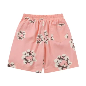 Denim Tears Cotton Wreath Shorts Pink Soft Summer