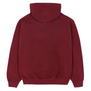 Sp5der Logo Hoodie Maroon