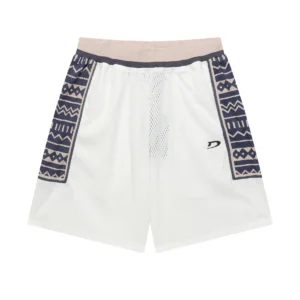 Denim Tears Mesh Basketball Shorts White