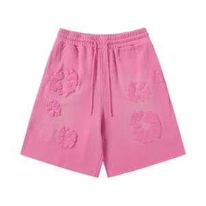 Denim Tears Cotton Wreath Sweat Shorts Pink