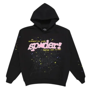 Sp5der P*nk Hoodie ‘Black’