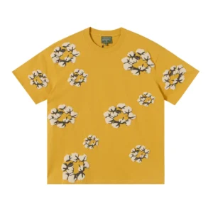 Denim Tears Cotton Wreath T-Shirt Yellow