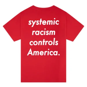 Denim Tears Systemic Racism Graphic T-Shirt Red