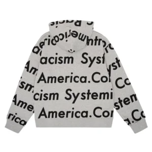 Denim Tears Cotton Wreath Zip Hoodie Grey