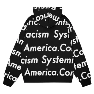 Denim Tears Cotton Wreath Zip Hoodie Black