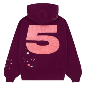 Sp5der Nocturnal Highway Hoodie Dark Purple