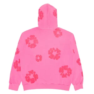 Denim Tears Cotton Wreath Hoodie Pink Fade