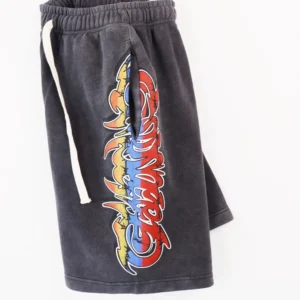 Godspeed Skater Graphic Shorts Black