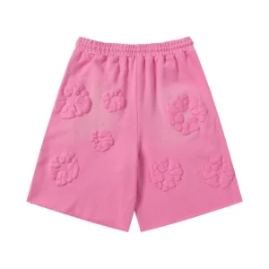 Denim Tears Cotton Wreath Sweat Shorts Pink