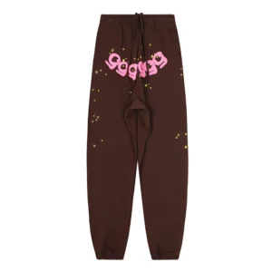 Sp5der Angel Number Tracksuit Brown