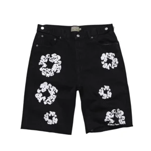 Denim Tears Cotton Wreath Denim Shorts “Blackout Reverse”