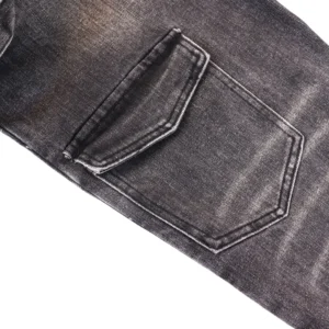 Godspeed Panel Monogram Jeans Gray