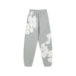 Denim Tears Cotton Wreath Sweatpants Grey Minimal Tone