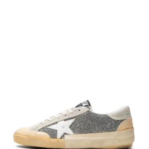 Women's Super-Star LAB with white star and Swarovski glitter upper