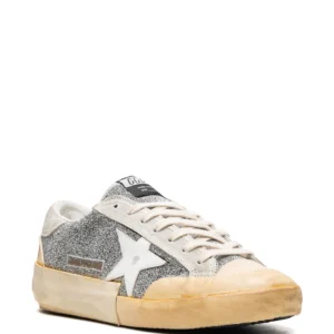 Women's Super-Star LAB with white star and Swarovski glitter upper