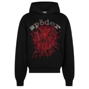 Sp5der Rhinestone OG Web V2 Hoodie
