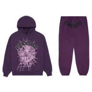 Sp5der Web Tracksuit Purple
