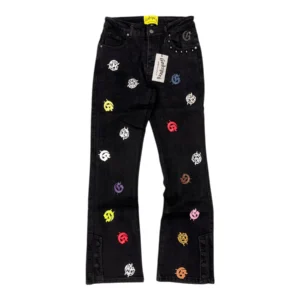 Godspeed Monogram Denim Jeans Black