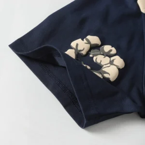 Denim Tears Cotton Wreath T-Shirt Navy