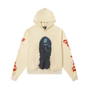 Godspeed Skull Beanie Hoodie Beige