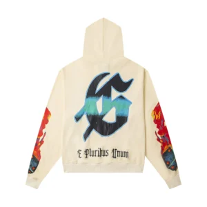 Godspeed Casino Skull Hoodie Beige