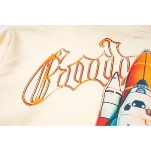Godspeed Space Shuttle Hoodie Beige