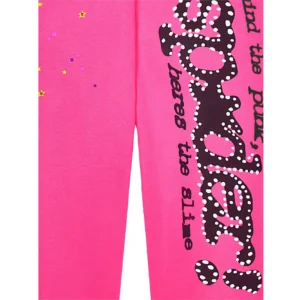 Sp5der P*NK V2 Sweatpant Pink