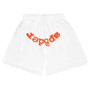 Sp5der OG Web V2 Sweatshort White