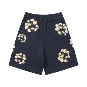 Denim Tears Cotton Wreath Shorts Grey