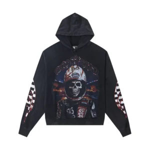 Godspeed “Out of Many, One” Skull Racer Hoodie – Black