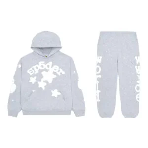 Sp5der Beluga Tracksuit Heather Grey
