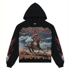 Godspeed Rider Graphic Hoodie Black