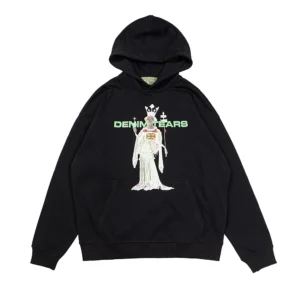 Denim Tears Graphic Statue Hoodie Black