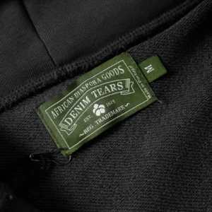 Denim Tears Cotton Wreath Zip Hoodie Grey