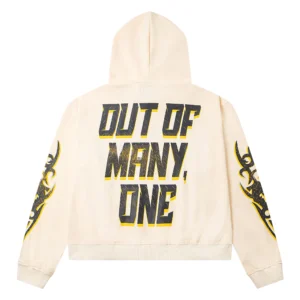 Godspeed Out Of Many Hoodie Beige
