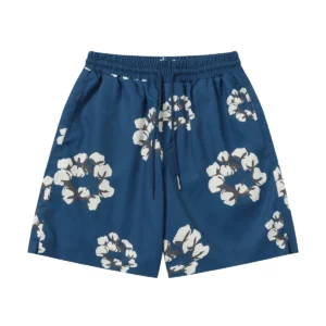 Denim Tears Cotton Wreath Shorts Blue Street Core