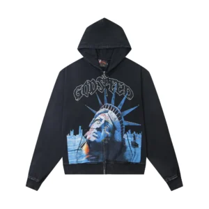 Godspeed Liberty Zip Hoodie Black
