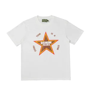 Denim Tears Star Logo T-Shirt White