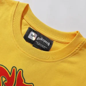Godspeed Shark Sunset T-Shirt Yellow